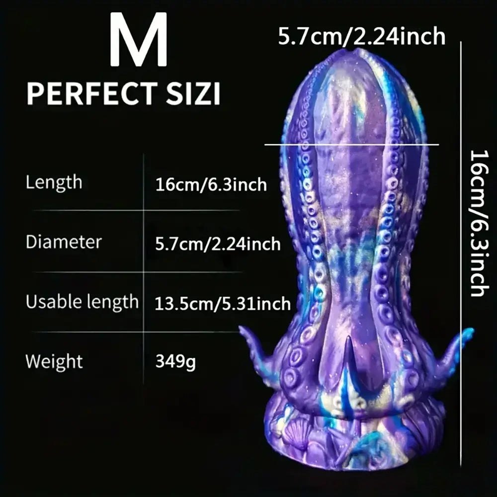 Octopus Tentacle Fantasy Dildo - Silicone Novelty Dildo