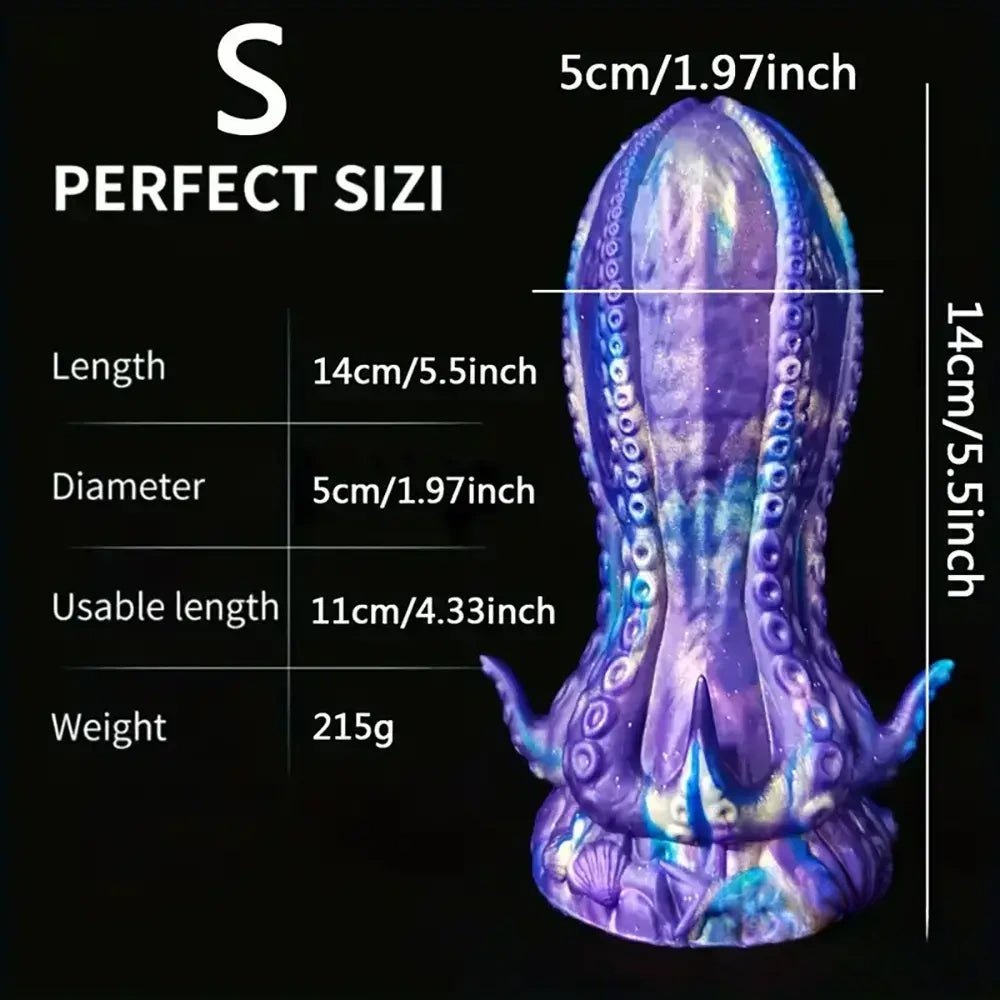 Octopus Tentacle Fantasy Dildo - Silicone Novelty Dildo