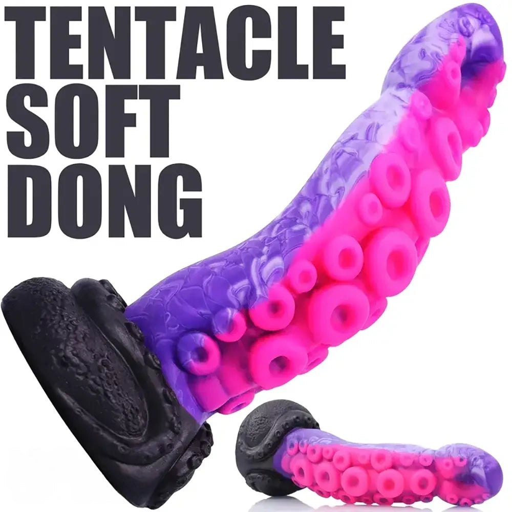 Octopus Tentacle Fantasy Dildo - Silicone Monster Dildo
