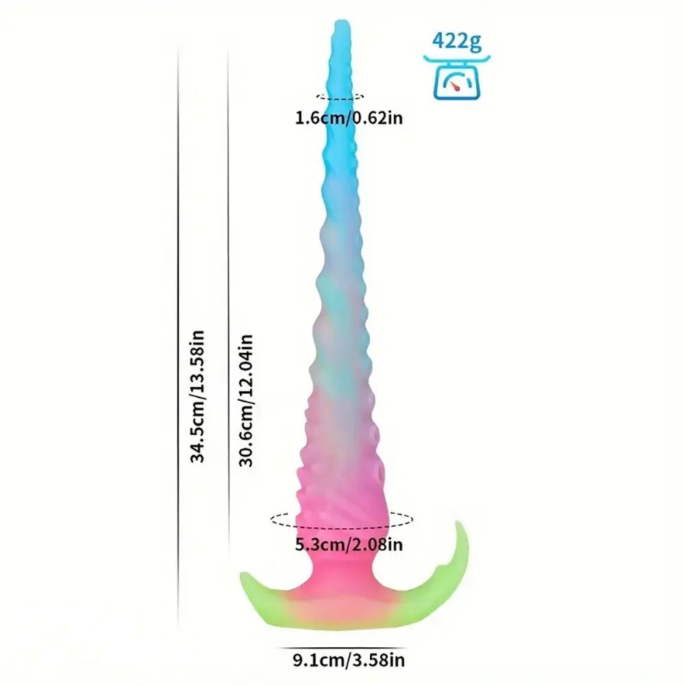 Spiral Octopus Tentacle Dildo - Silicone Monster Dildo