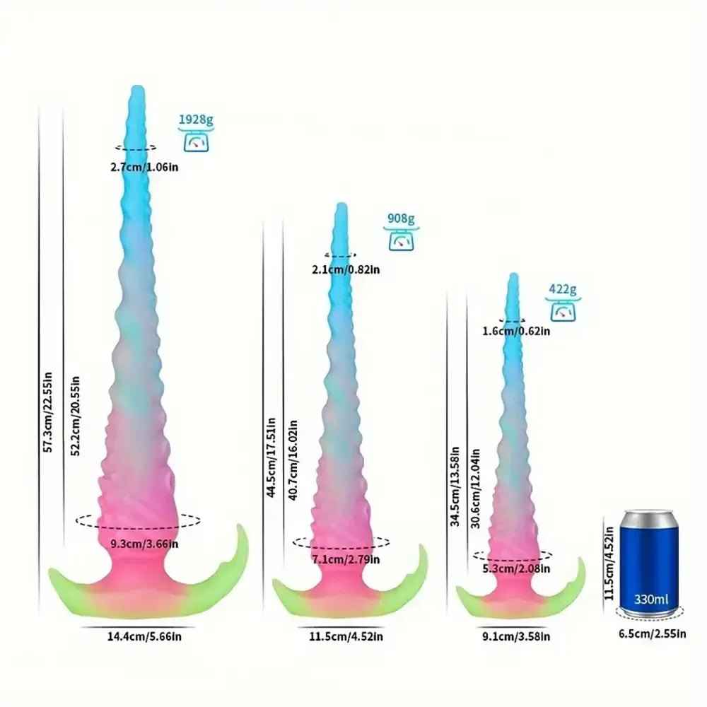 Spiral Octopus Tentacle Dildo - Silicone Monster Dildo