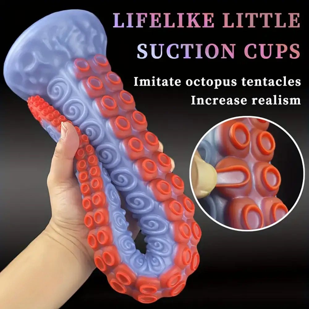 Octopus Tentacle Fantasy Dildo - Silicone Monster Dildo