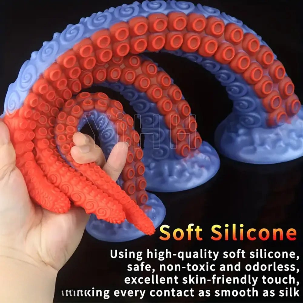 Octopus Tentacle Fantasy Dildo - Silicone Monster Dildo