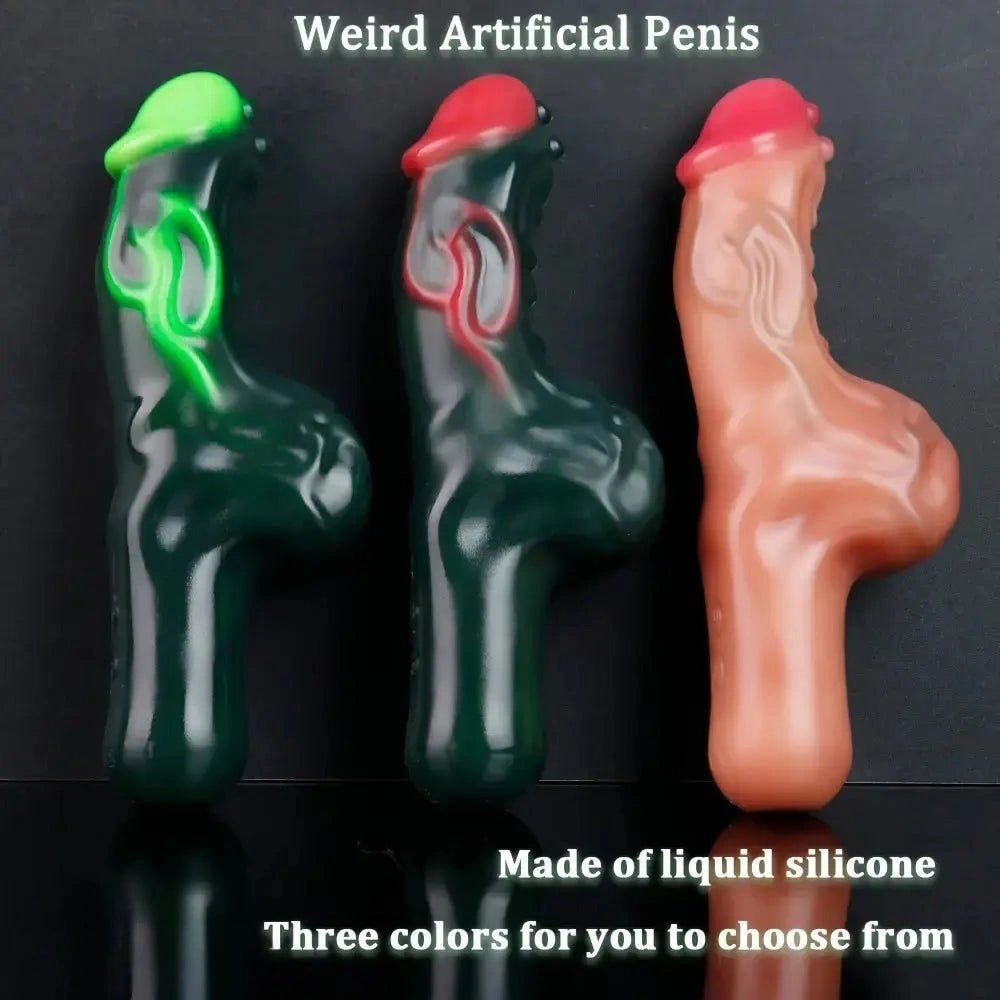 Odd Bulge Fantasy Dildo - Silicone Monster Dildo