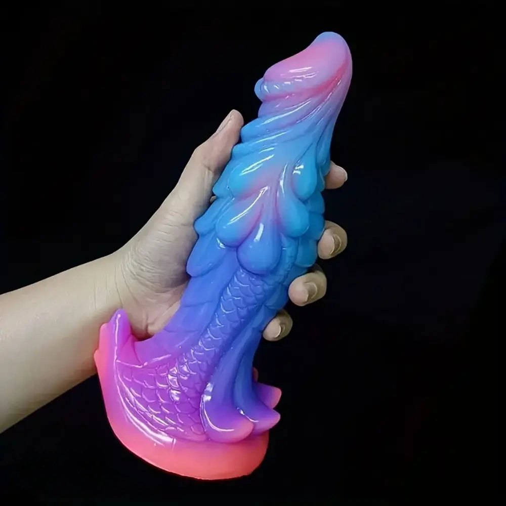 Ombre Dragon Fantasy Dildo - Silicone Monster Dildo