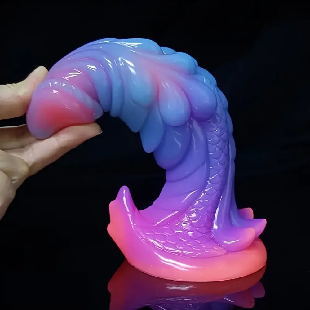 Ombre Dragon Fantasy Dildo - Silicone Monster Dildo