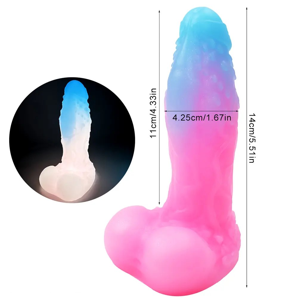 Ombre Fantasy Monster Dildo - Dragon Style Fantasy Dildo