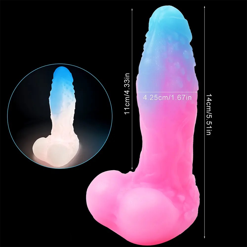 Ombre Fantasy Monster Dildo - Dragon Style Fantasy Dildo