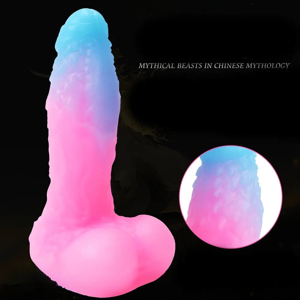 Ombre Fantasy Monster Dildo - Dragon Style Fantasy Dildo