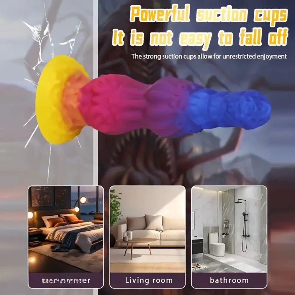 Ombre Knotted Animal Dildo Set - Knotted Dog Dildo