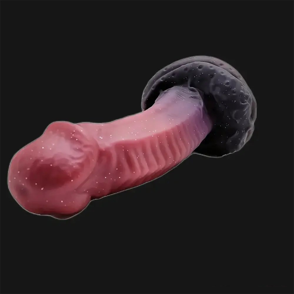 Ombre Monster Fantasy Dildo - Silicone Dragon Dildo 8.7in