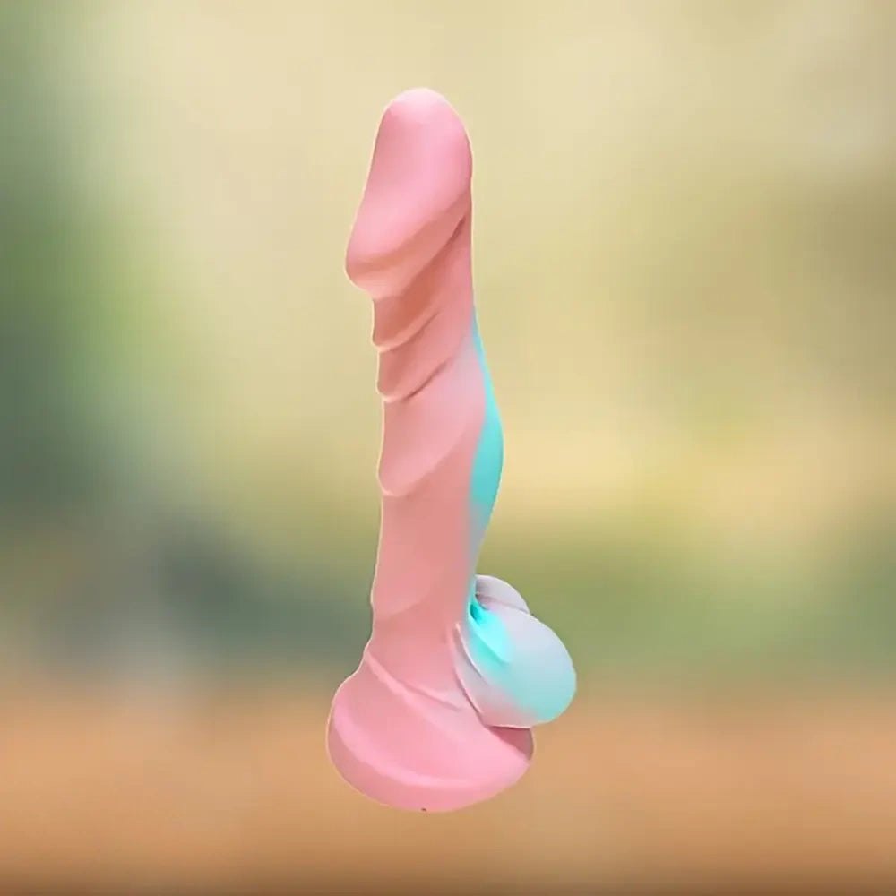Ombre Realistic Dildo 7.9 In - Realistic Silicone Dildo