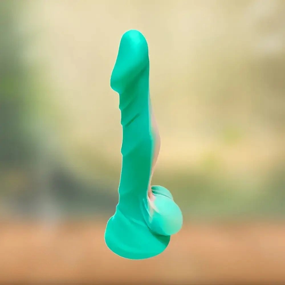 Ombre Realistic Dildo 7.9 In - Realistic Silicone Dildo
