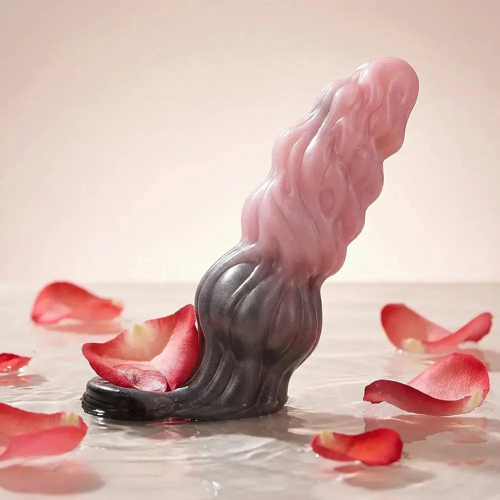 Ombre Ridged Cock Sleeve - Pink Fantasy Dildo Sleeve