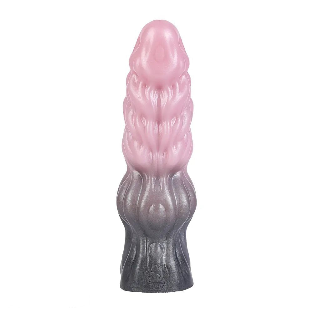 Ombre Ridged Cock Sleeve - Pink Fantasy Dildo Sleeve