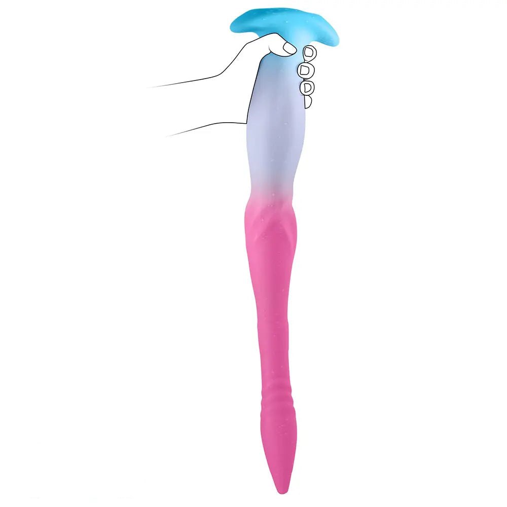 Ombre Silicone Fantasy Dildo - Fantasy Silicone Dildo