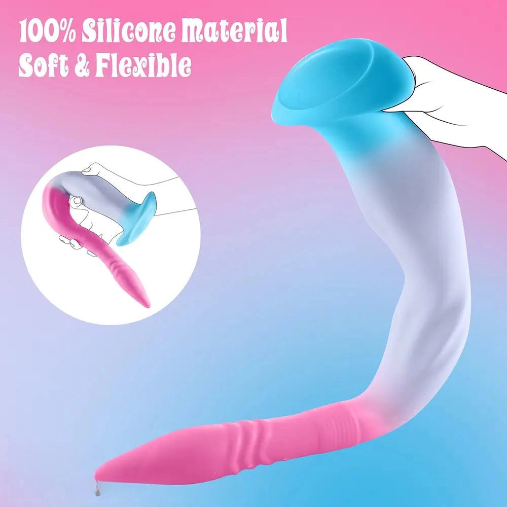 Ombre Silicone Fantasy Dildo - Fantasy Silicone Dildo