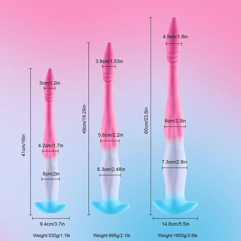 Ombre Silicone Fantasy Dildo - Fantasy Silicone Dildo