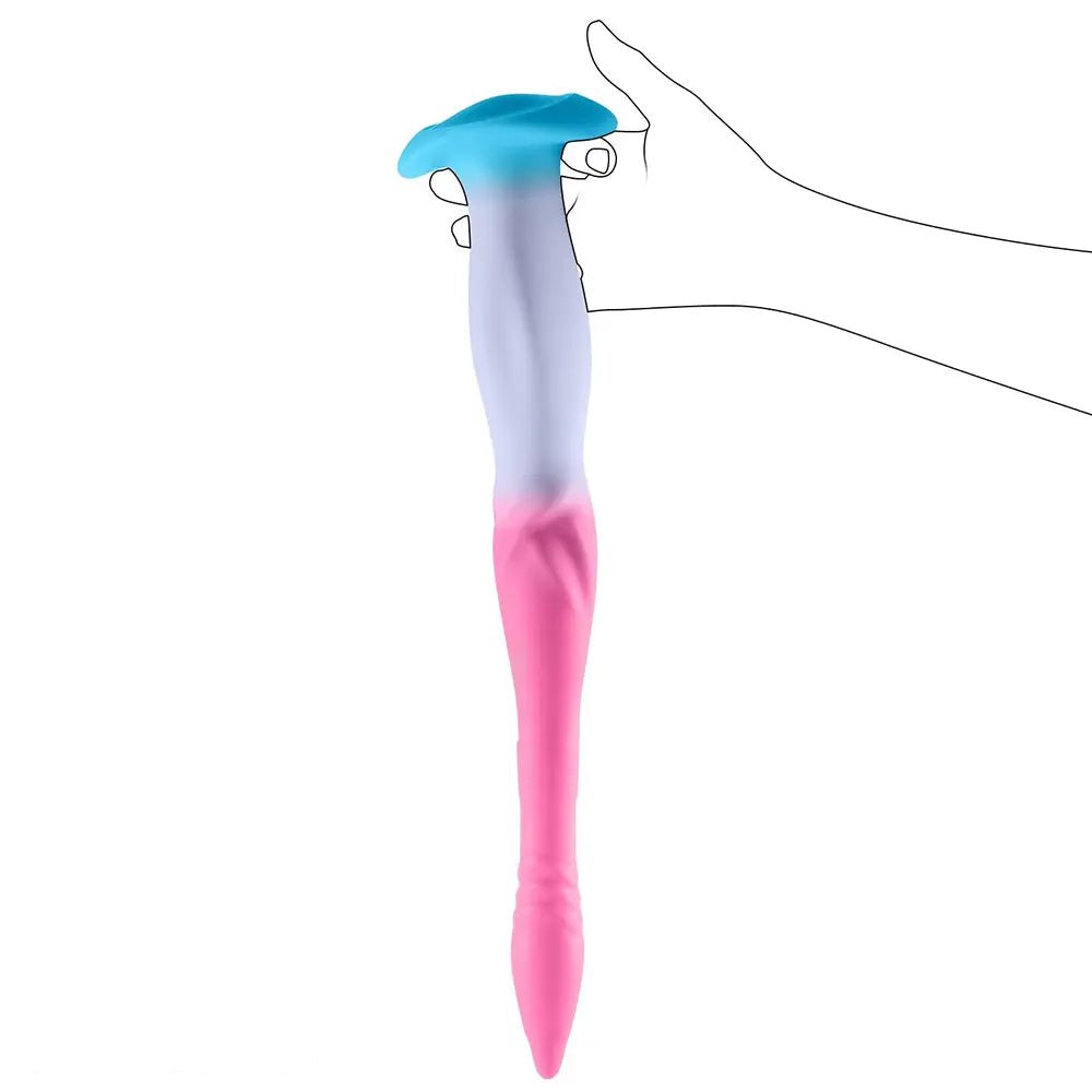 Ombre Silicone Fantasy Dildo - Fantasy Silicone Dildo