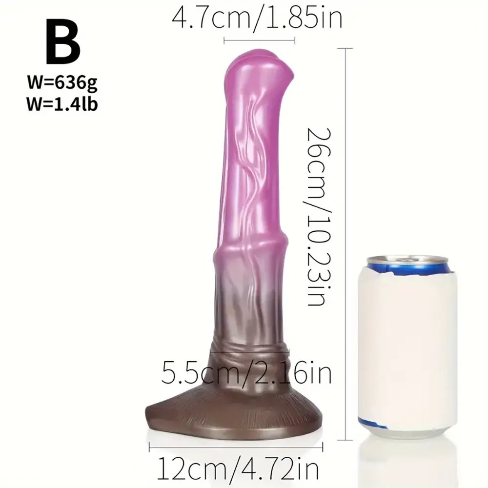 Ombre Silicone Big Dildo - Realistic Suction Cup Dildo