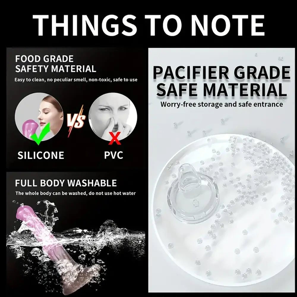 Ombre Silicone Big Dildo - Realistic Suction Cup Dildo