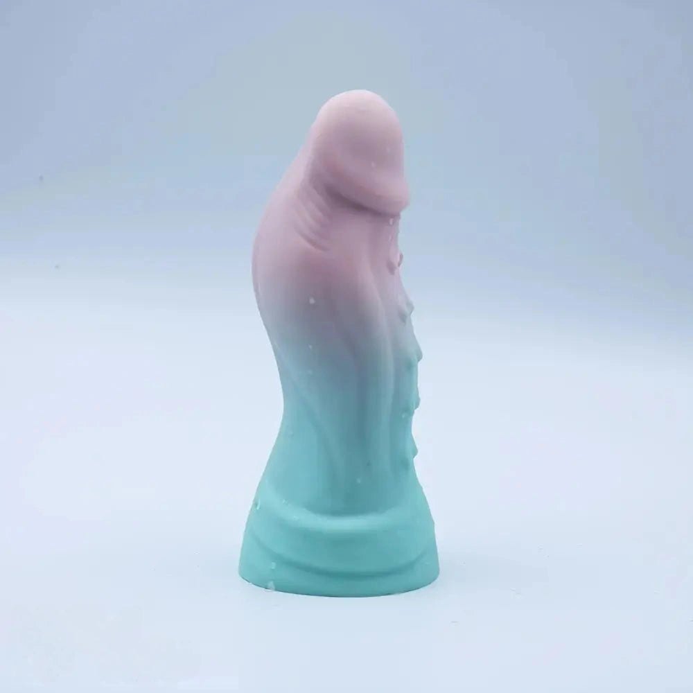 Ombre Spiked Fantasy Dildo - Colorful Silicone Dildo