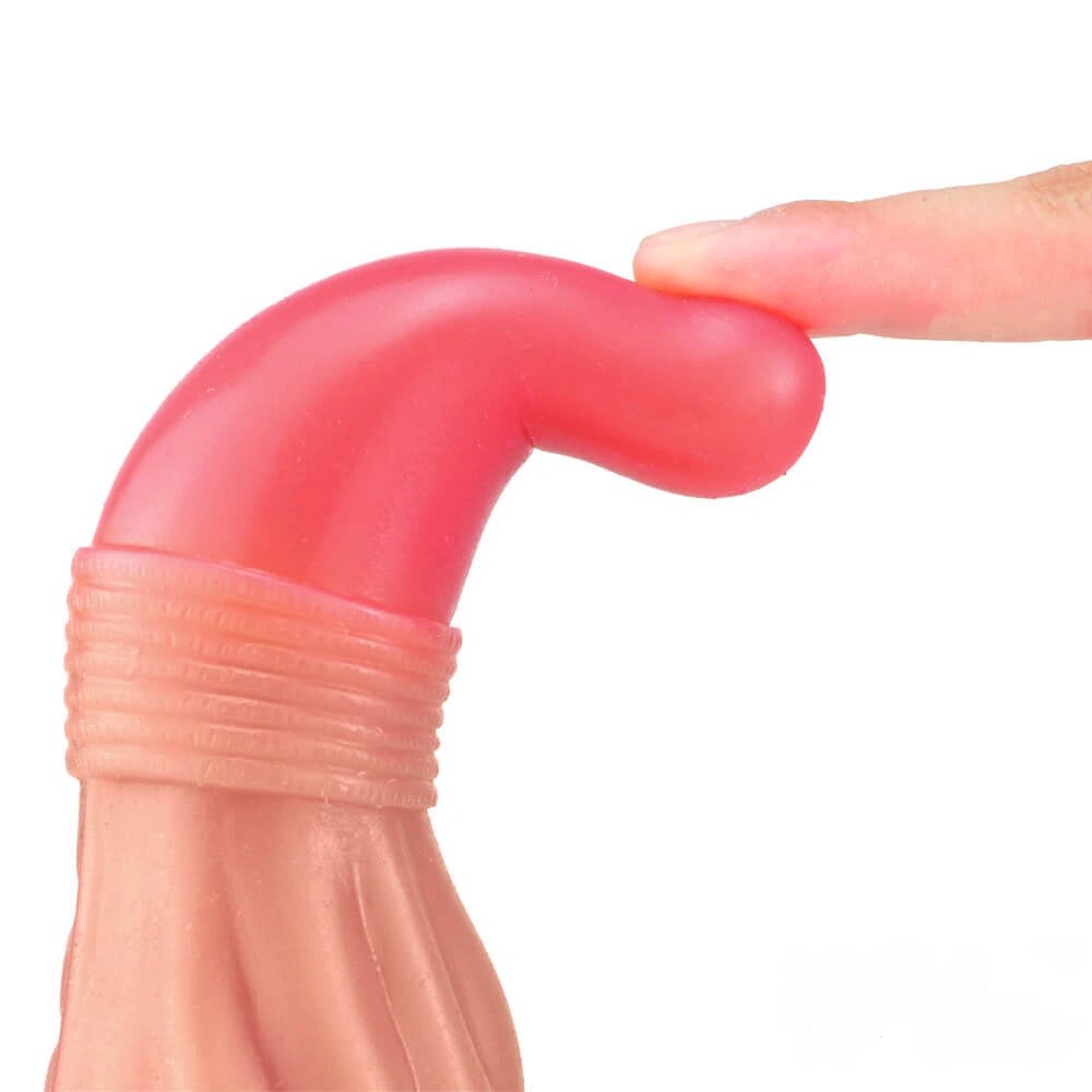 Ombre Suction Cup Fantasy Dildo - Long Fantasy Dildo