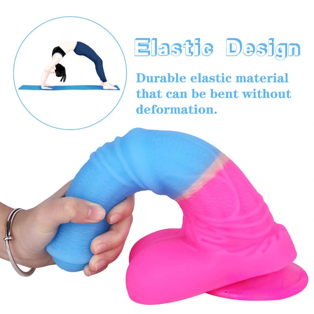 Ombre Suction Cup Realistic Dildo - Horse Dildo Alternative