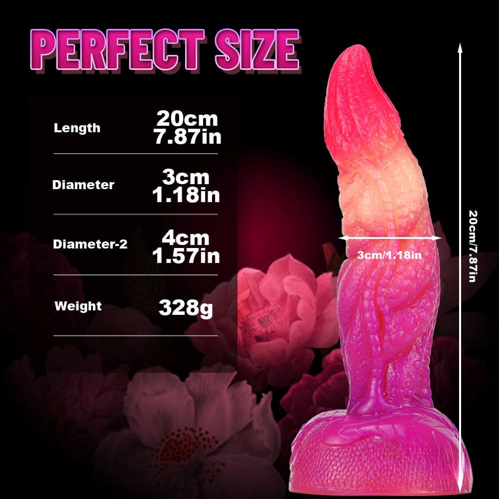 Ombre Tentacle Fantasy Dildo - Dragon Dildo Style Toy