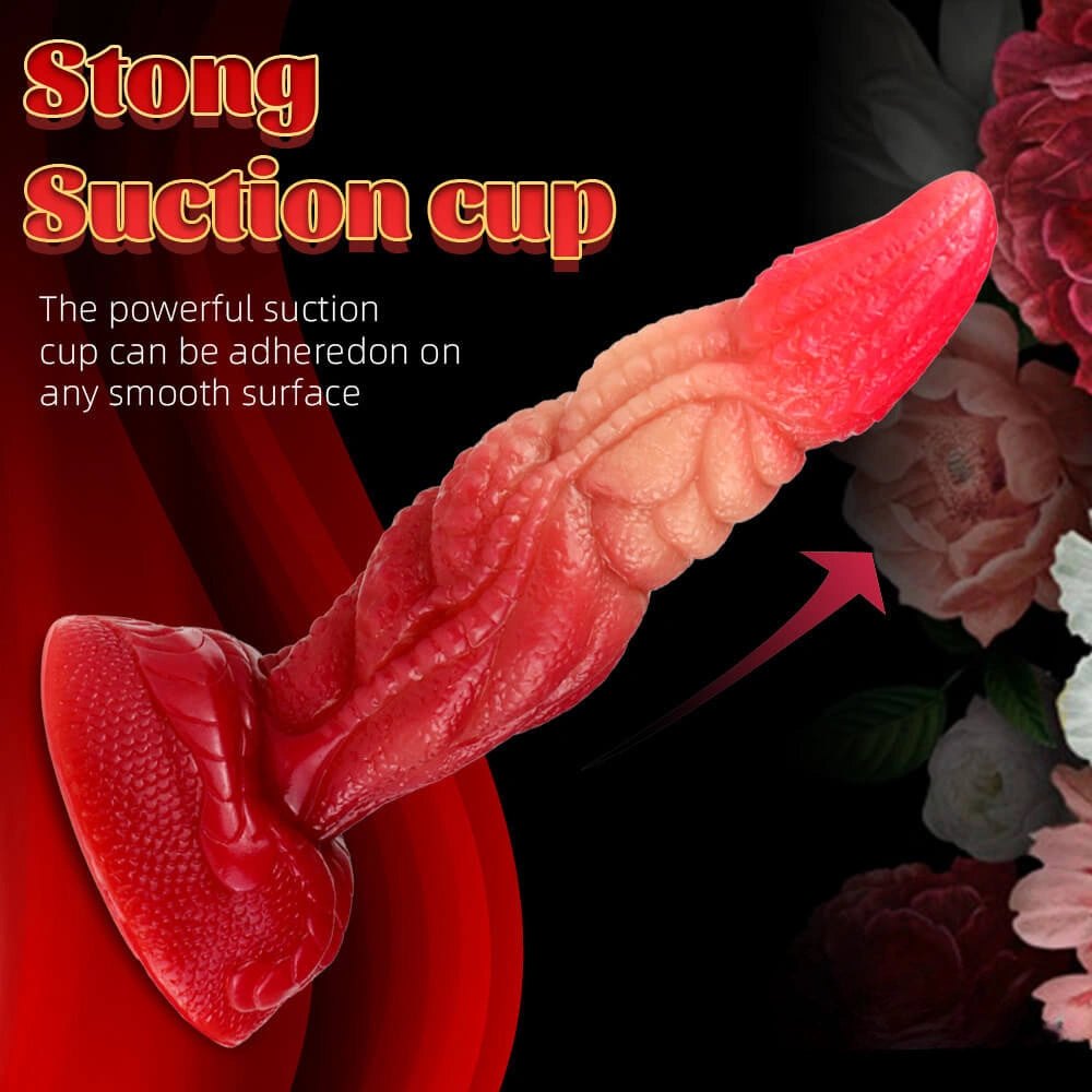 Ombre Tentacle Fantasy Dildo - Dragon Dildo Style Toy