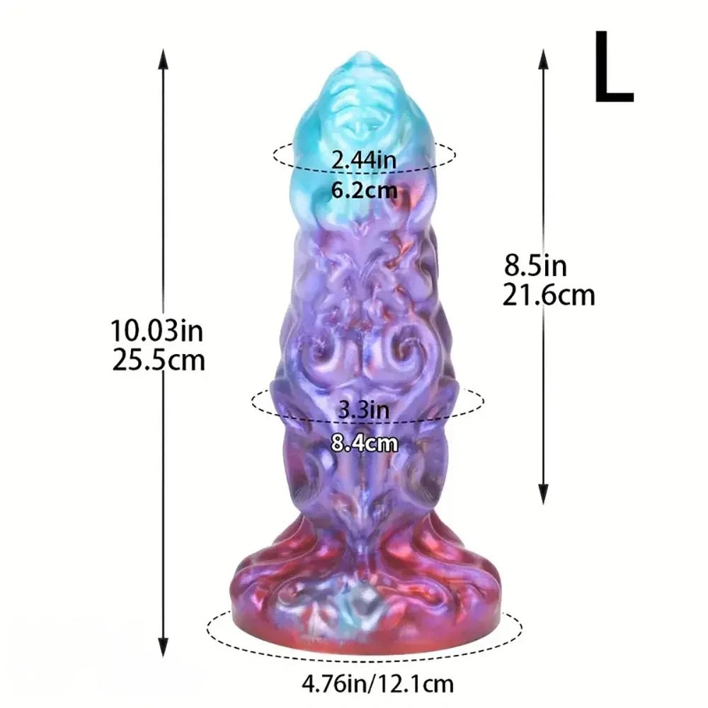 Ornate Monster Fantasy Dildo - Silicone Monster Dildo