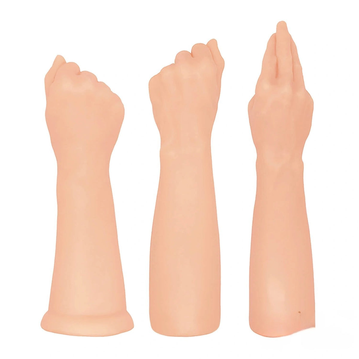 Oversize Fist Shaped PVC Dildo - Huge Thick Insertable Dildo