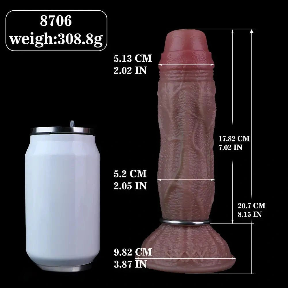 Ovipositor Egg Dildo 8.15in - Silicone Fantasy Dildo