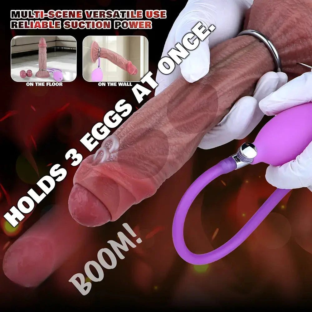Ovipositor Egg Dildo 8.15in - Silicone Fantasy Dildo