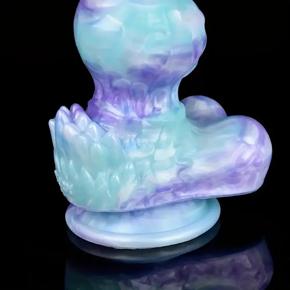 Pastel Dog Knot Fantasy Dildo - Knotted Fantasy Dildo