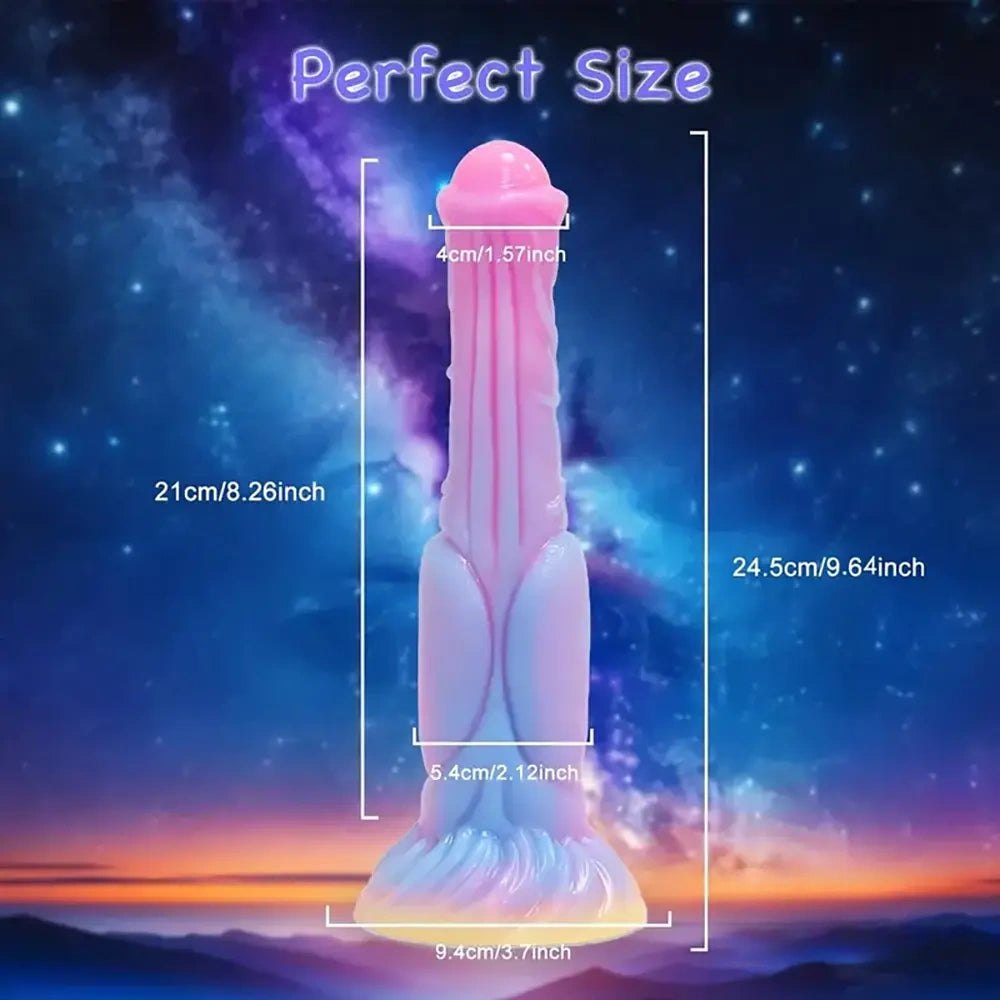 Pastel Fantasy Knot Dildo - Dragon Style Fantasy Dildo