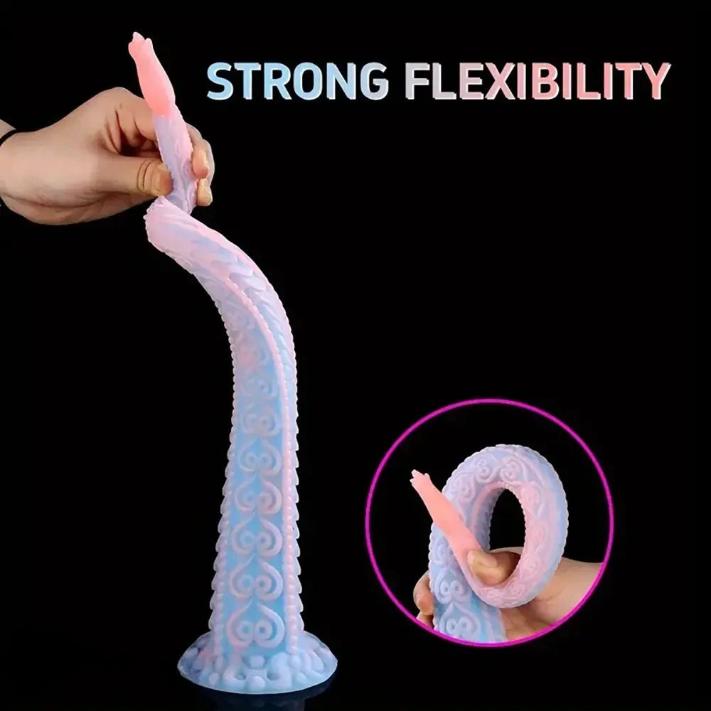 Pastel Flexible Fantasy Dildo - Bendable Silicone Dildo