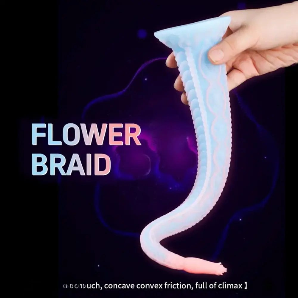 Pastel Flexible Fantasy Dildo - Bendable Silicone Dildo