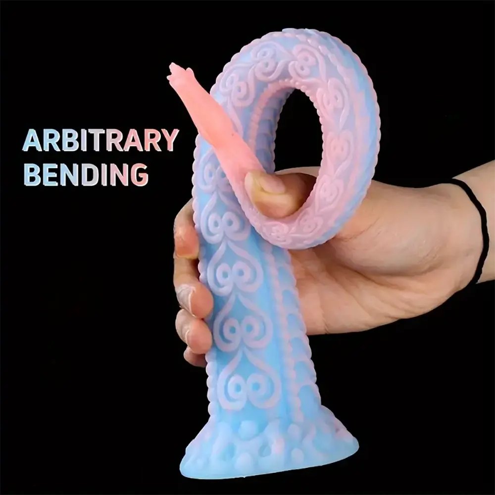 Pastel Flexible Fantasy Dildo - Bendable Silicone Dildo