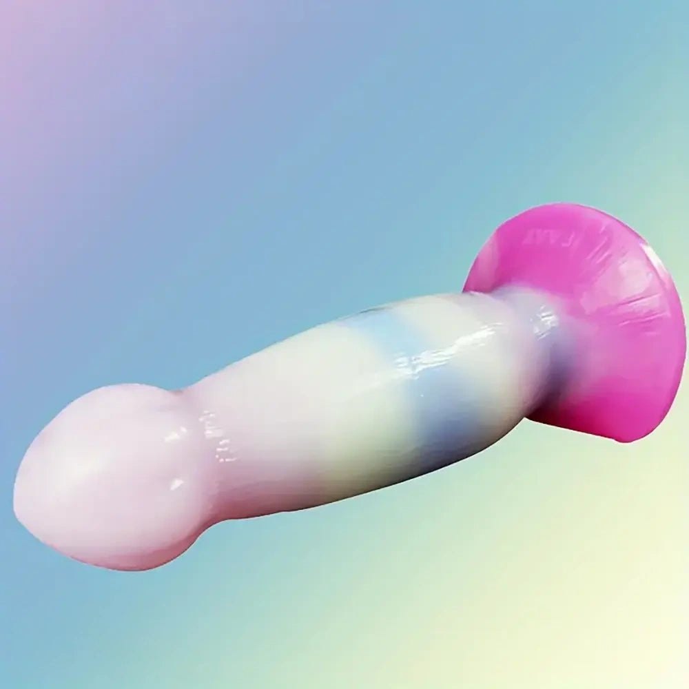 Pastel Ombre Silicone Plug - Silicone Butt Plug Dildo