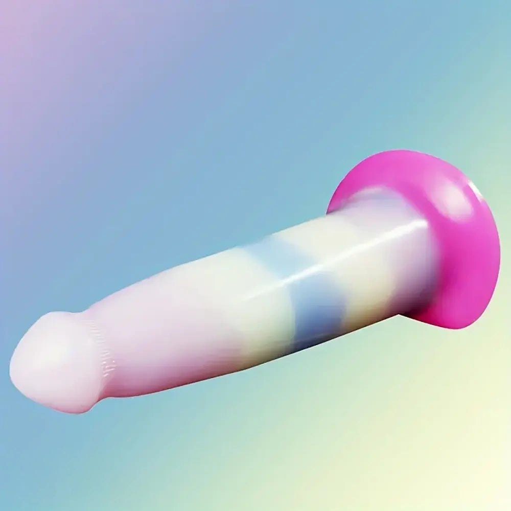 Pastel Ombre Silicone Plug - Silicone Butt Plug Dildo