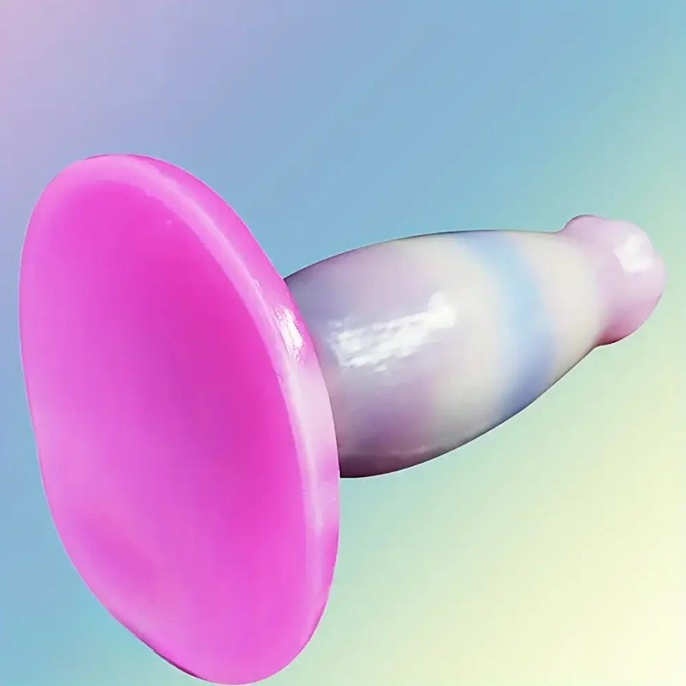 Pastel Ombre Silicone Plug - Silicone Butt Plug Dildo