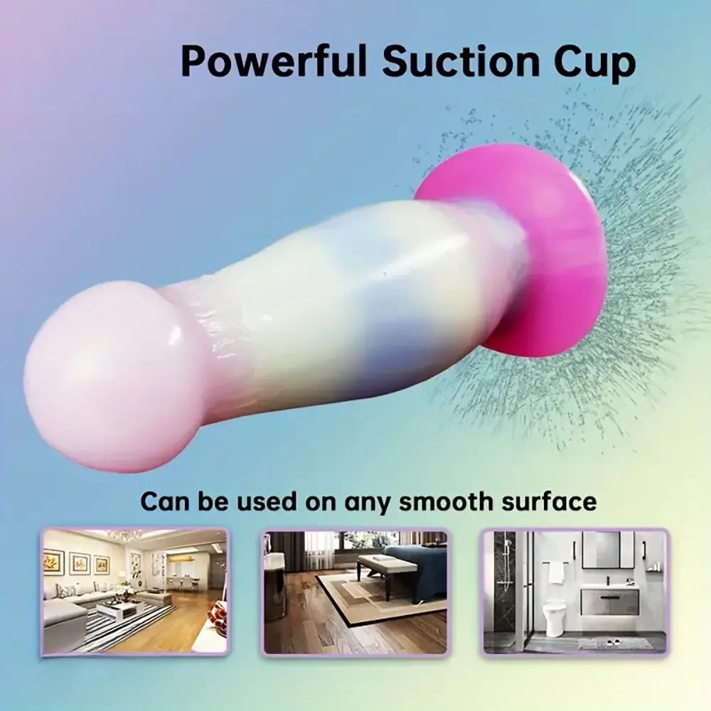 Pastel Ombre Silicone Plug - Silicone Butt Plug Dildo
