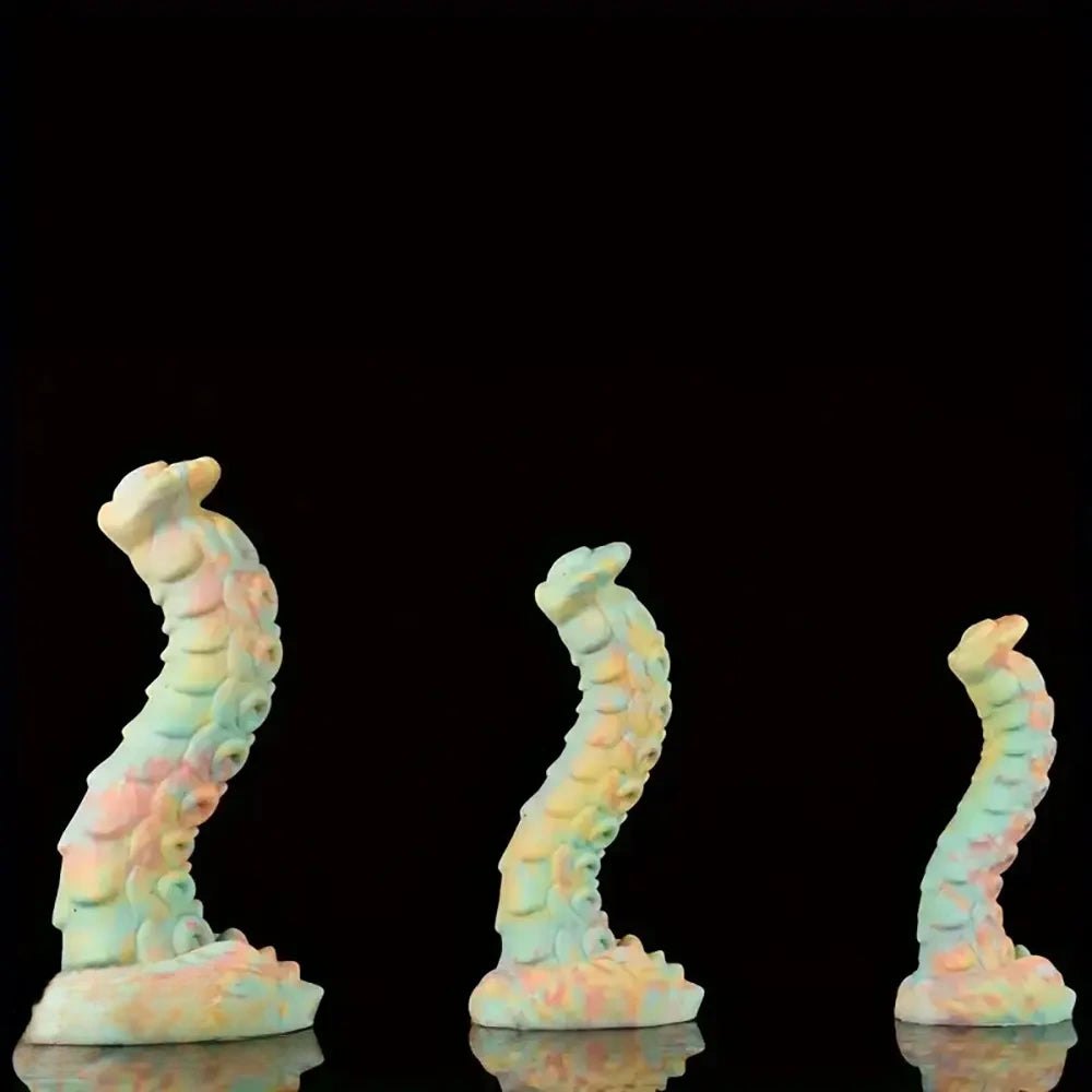 Pastel Tentacle Fantasy Dildo - Silicone Monster Dildo
