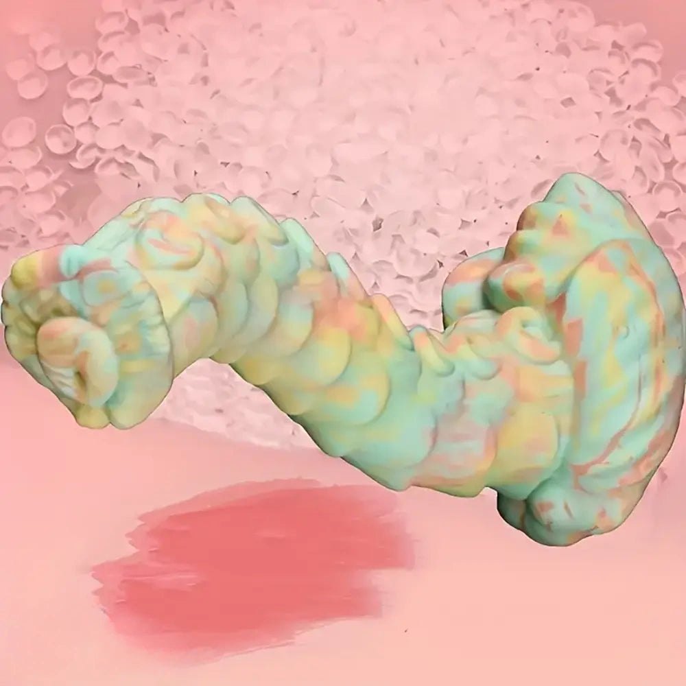 Pastel Tentacle Fantasy Dildo - Silicone Monster Dildo