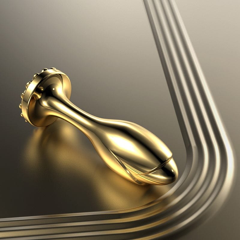 Pearl Rose Steel Anal Plug - Stainless Steel Dilator