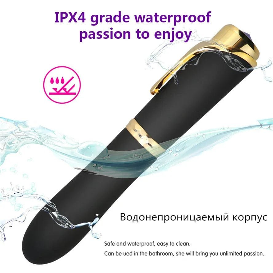 Pen-Shaped G-Spot Vibrator - Silicone Mini Vibrator