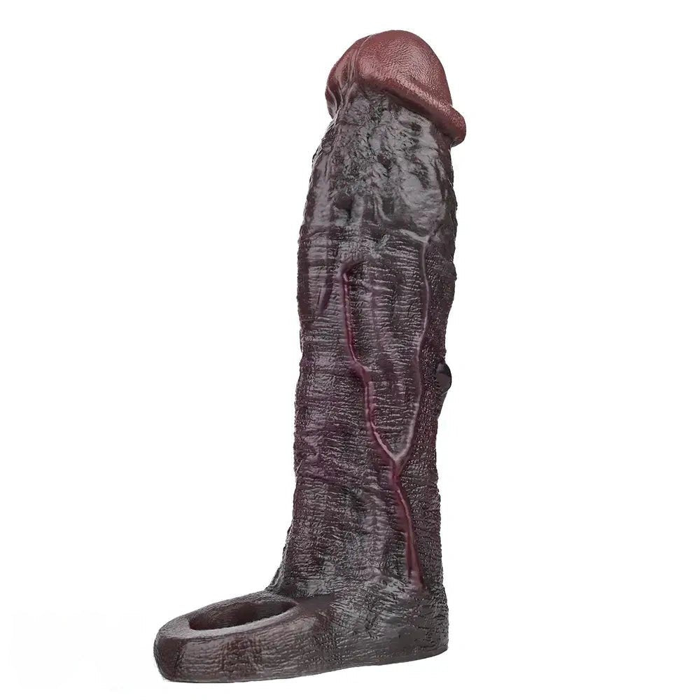 Penis Sleeve With Ring 9.06in - Realistic Dildo Extender