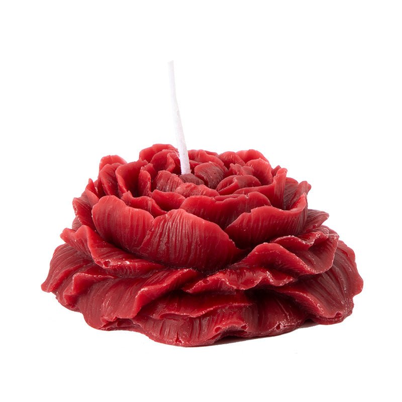Peony Shaped SM Wax Candle - Low Temp Wax Play Candle