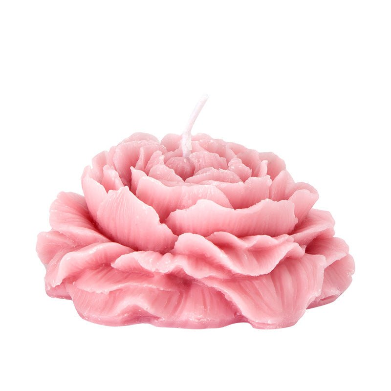 Peony Shaped SM Wax Candle - Low Temp Wax Play Candle